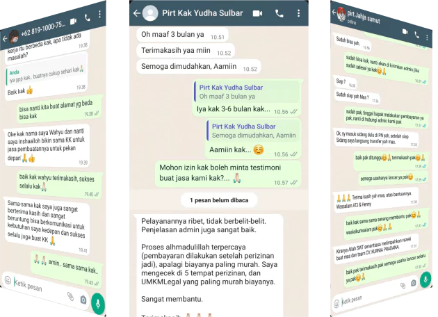 Testimoni 3-Jasa Pengurusan PIRT-Pradana
